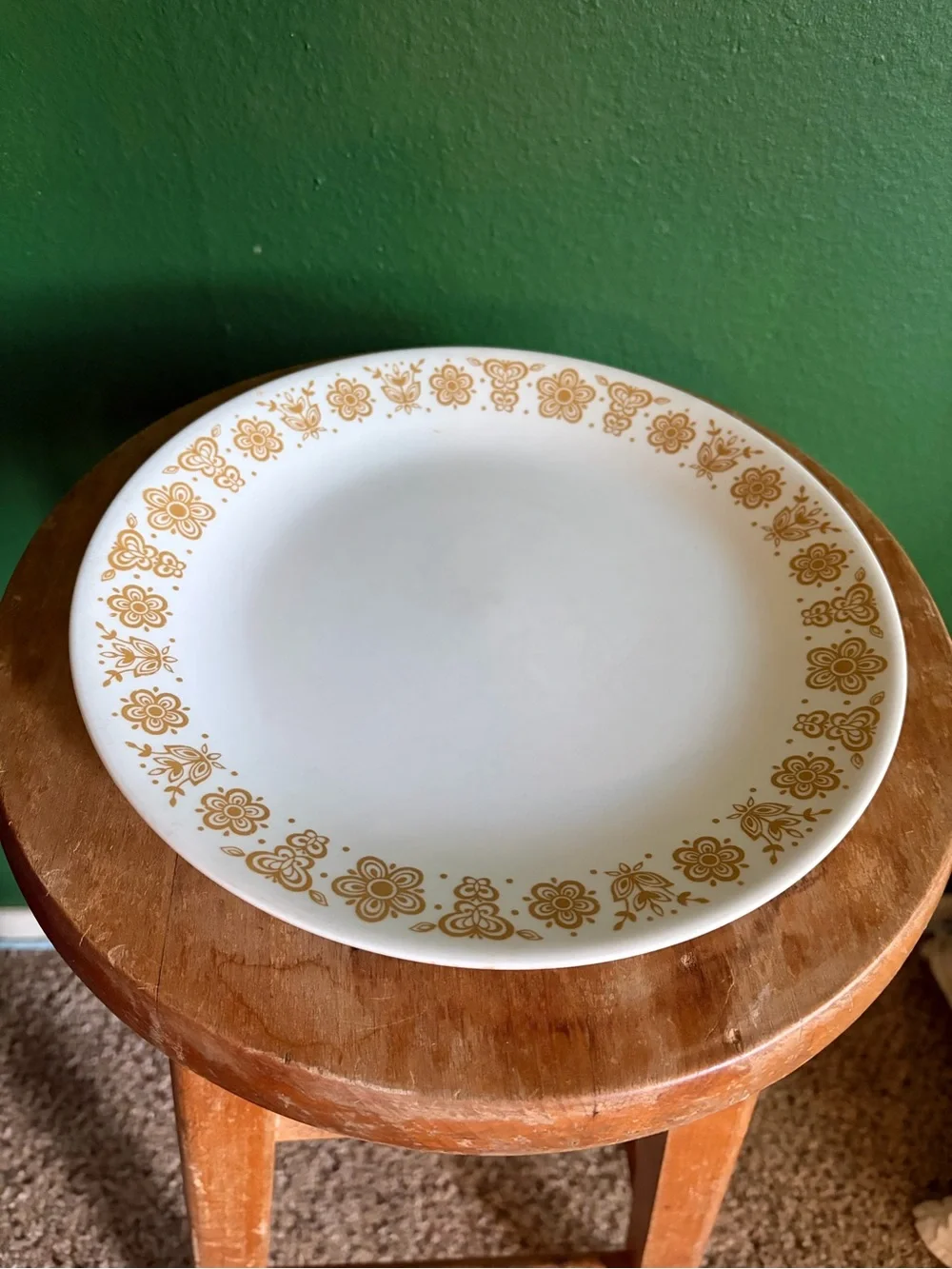 Vintage Corning Corelle Butterfly Gold 10.25